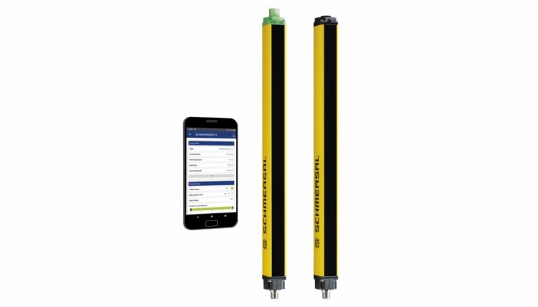 SCHMERSAL LANZA UNA NUEVA REJILLA ÓPTICA DE SEGURIDAD CON INTERFAZ BLUETOOTH