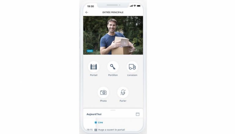 EL VIDEOPORTERO CONNECTED DOORPHONE DE SOMFY ADMITE CÓDIGOS DE ACCESO TEMPORALES Y PERMANENTES PARA LAS VISITAS