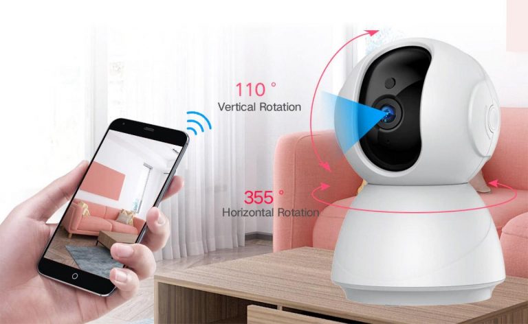 CÁMARA DE SEGURIDAD SDETER DE 355º CON VISIÓN NOCTURNA