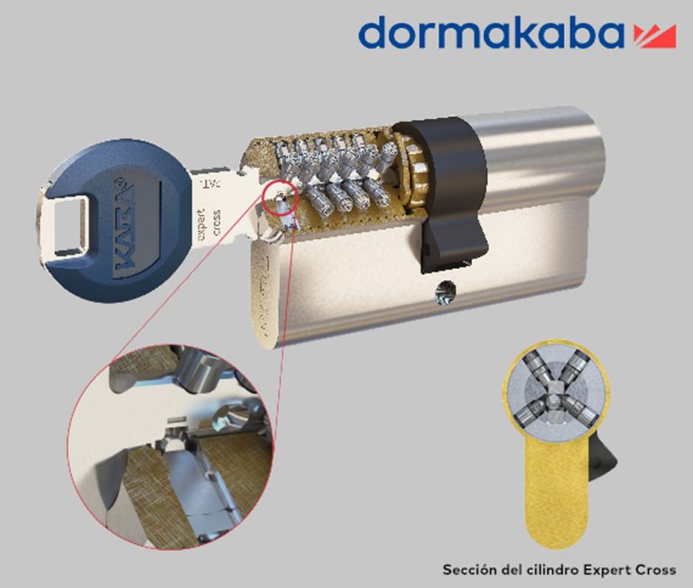 KABA EXPERT CROSS, LLAVE IMPOSIBLE DE DUPLICAR