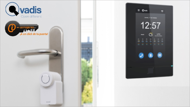 KIT DE CERRADURA Y TELEFONILLO INTELIGENTE DE QVADIS